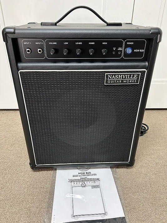 Nashville Guitar Works NGW B20 20 Watt Bass Combo Amplifier