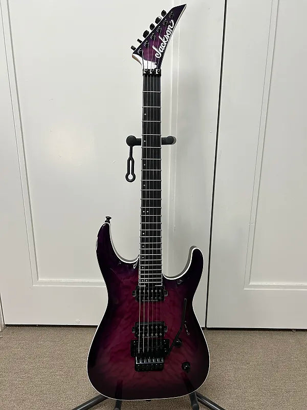 Jackson Pro Plus Series Dinky DKAQ - Transparent Purple Burst