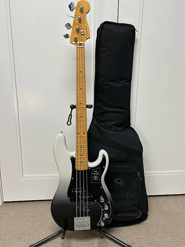 Fender Player Plus Active Precision Bass with Maple Fretboard - Silver Smoke