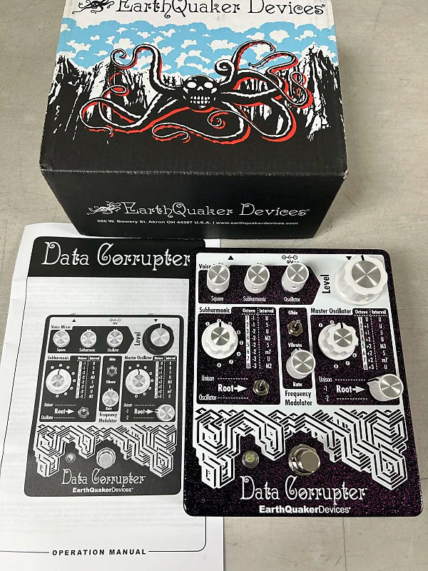 EarthQuaker Devices Data Corrupter Modulated Monophonic Harmonizing PPL Limited Edition - Purple Sparkle