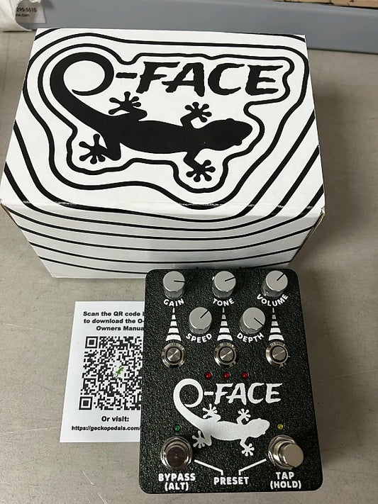 Gecko Pedals O-Face Tremolo Overdrive Pedal