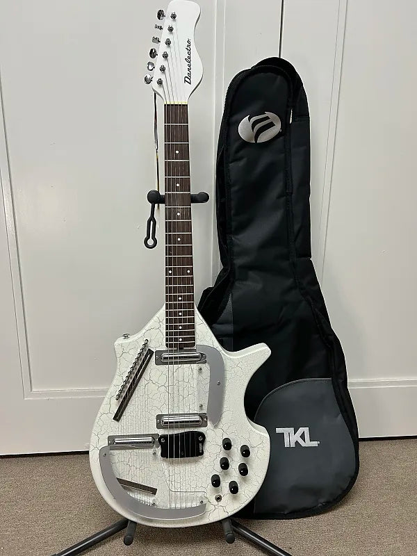 Danelectro Coral Sitar Reissue - White Crackle - Brand New with Free Gigbag