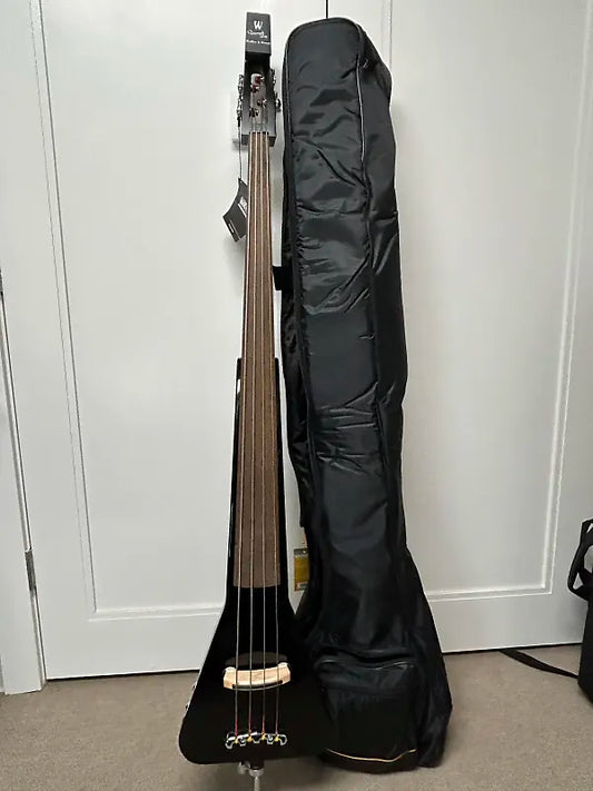 Warwick Rockbass Triumph Lite Electric Upright Bass Guitar - Solid Black High Polish