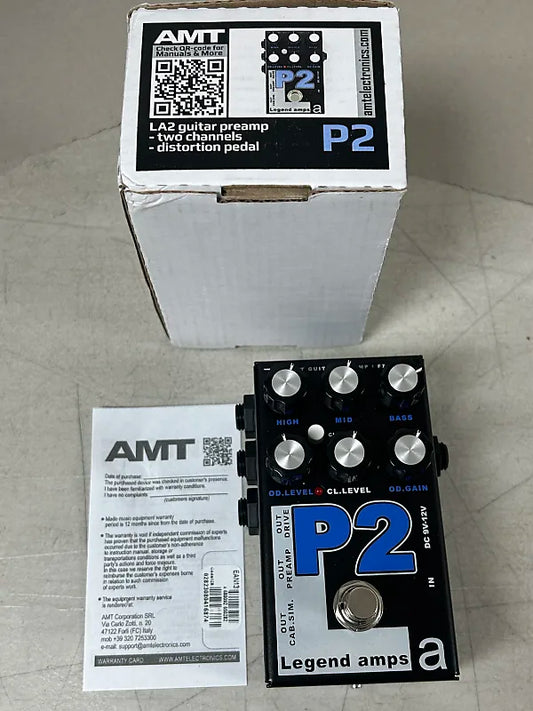 AMT Electronics Legend Amp P2 Distortion Pedal