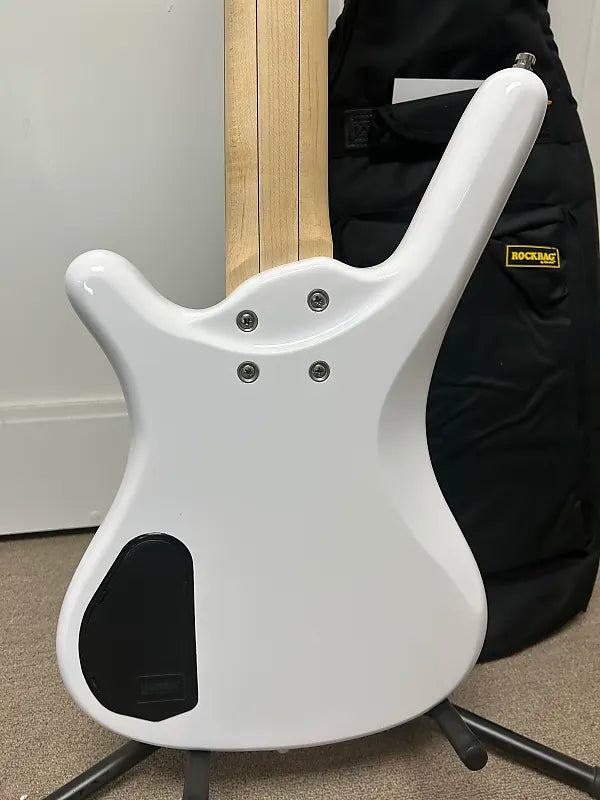 Warwick Rockbass Corvette $$ 5 String Bass - Solid White High Polish