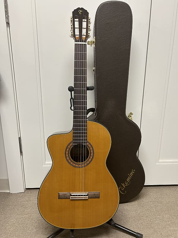 Takamine TC132SC Classical Series Nylon String Concert Cutaway Acoustic/Electric Guitar Left Handed - Natural Gloss