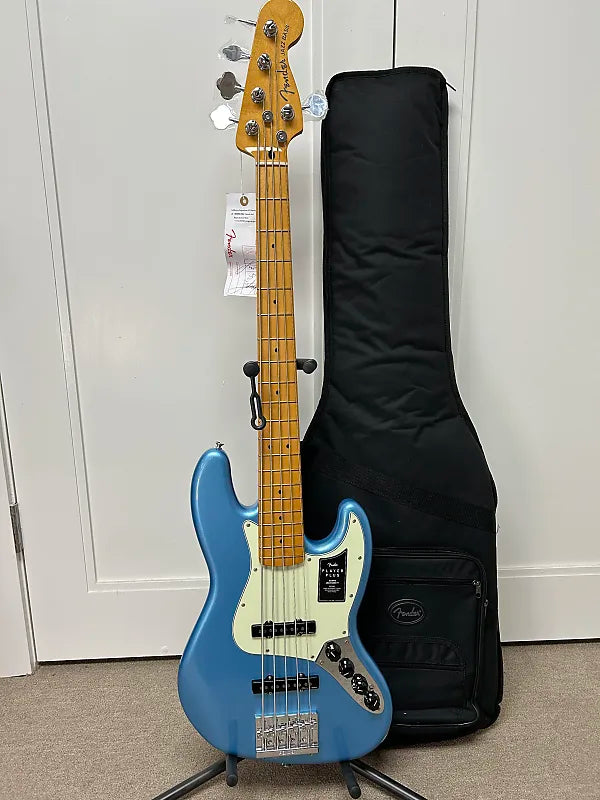 Fender Player Plus Active Jazz Bass V with Maple Fingerboard - Opal Spark