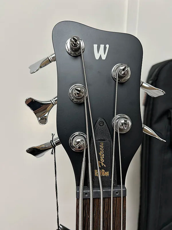 Warwick Rockbass Fortress 5 String Bass - Burgundy Red Transparent Satin
