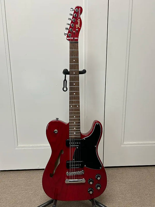 Fender Jim Adkins JA-90 Artist Series Signature Telecaster Electric Guitar Crimson Transparent