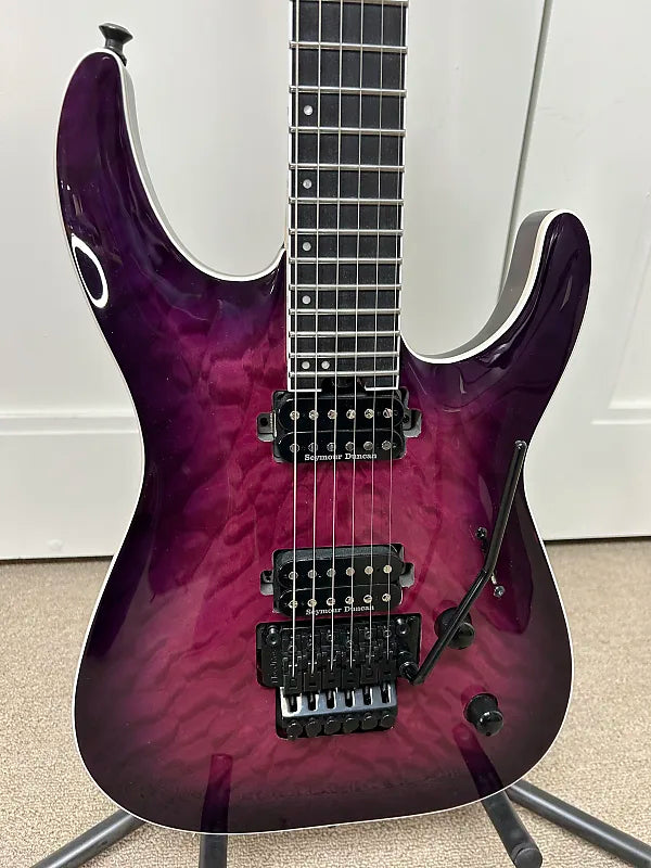 Jackson Pro Plus Series Dinky DKAQ - Transparent Purple Burst