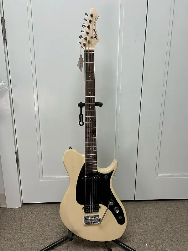 Aria Pro II Jet Baritone - See Through Vintage White