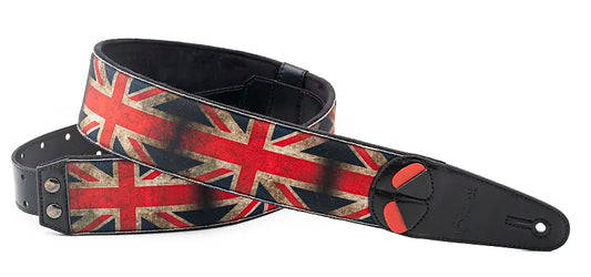 Right On Straps Union Jack High Quality Vegan Guitar Strap