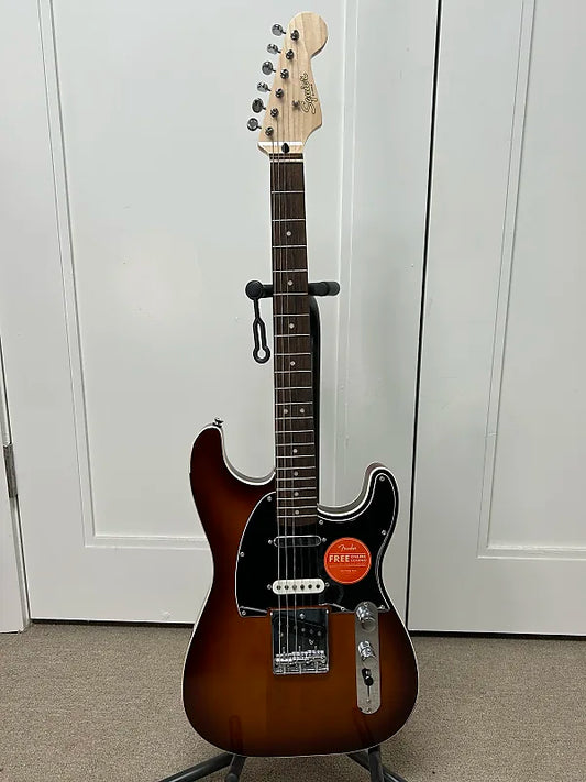 Squier Paranormal Custom Nashville Stratocaster - Chocolate 2-Color Sunburst