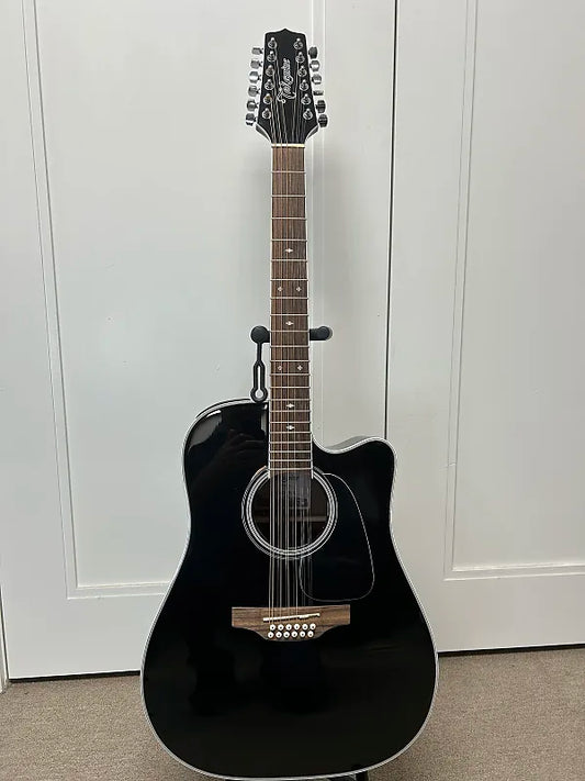 Takamine GD38CE 12 String Acoustic Electric Guitar - Black