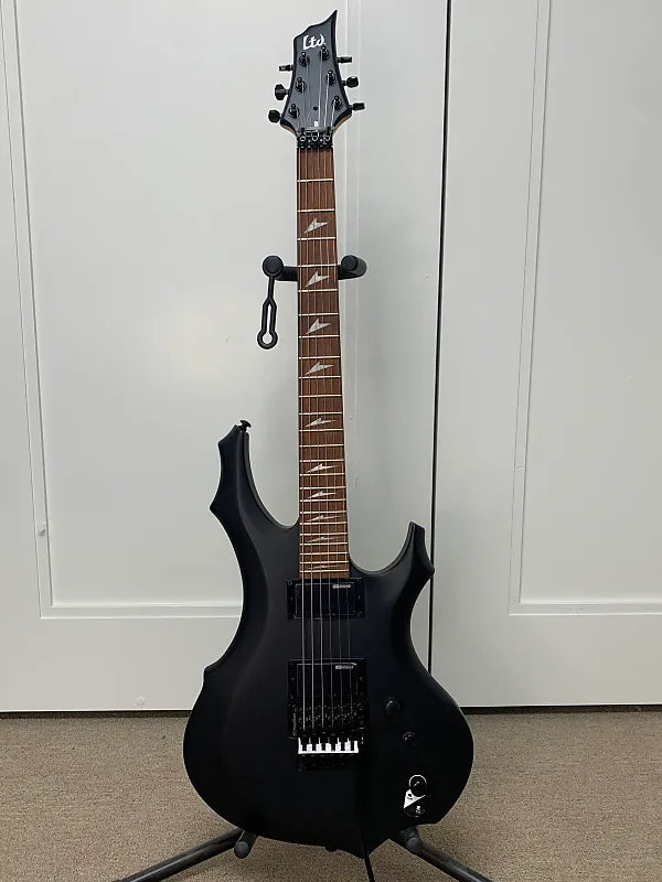 ESP LTD F-200 Electric Guitar, Satin Black — Morris Guitar Company