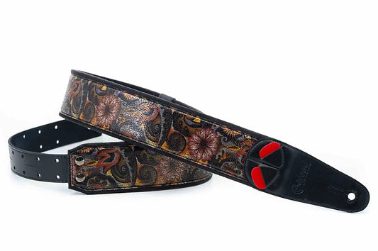 Right On Straps Crunch Black High Quality Vegan Guitar Strap