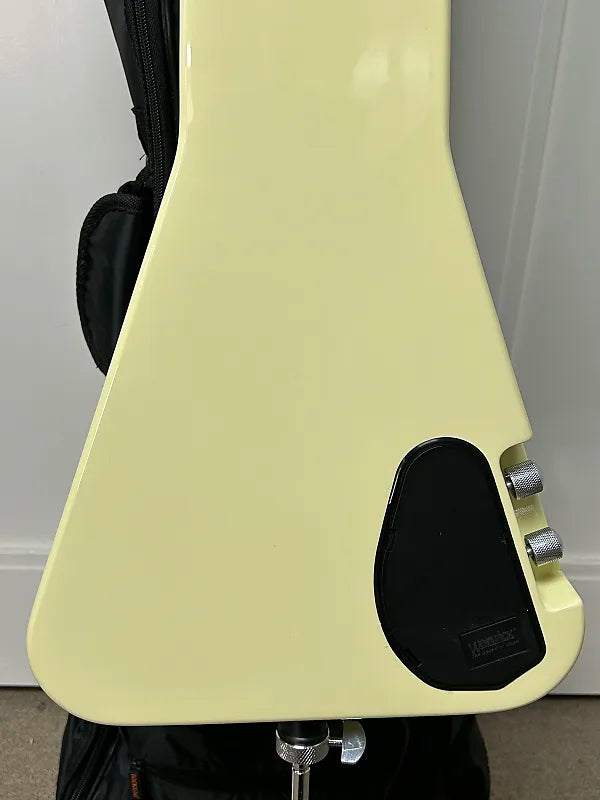 Warwick Rockbass Triumph Lite Electric Upright Bass Guitar - Solid Creme White High Polish