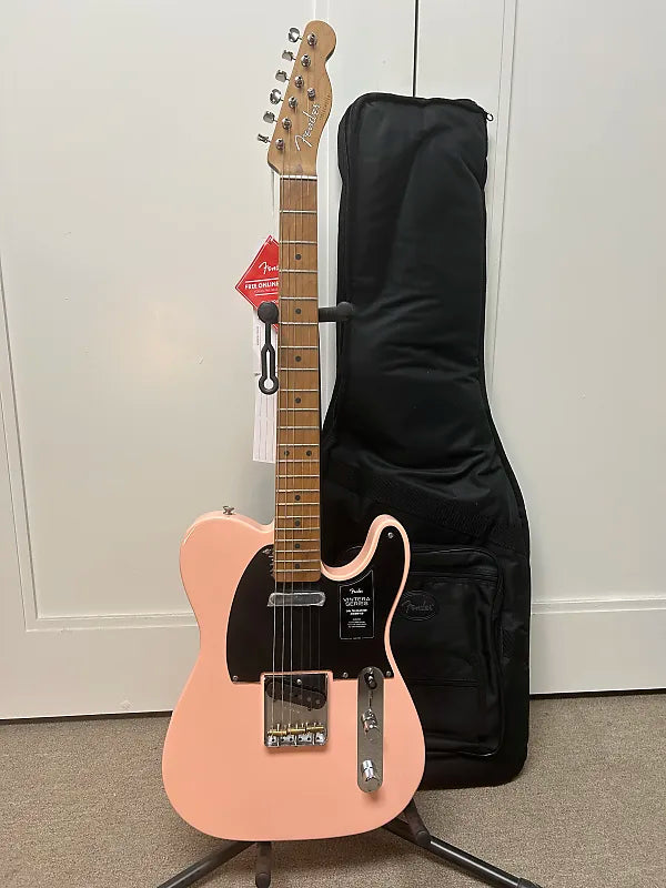 Fender Limited Edition Vintera '50s Telecaster Modified Electric Guitar - Shell Pink